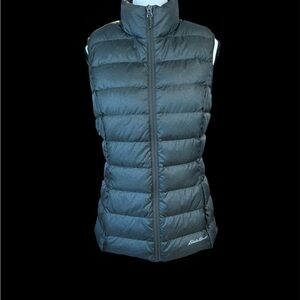 Eddie Bauer Women's Dark Gray Puffer Vest